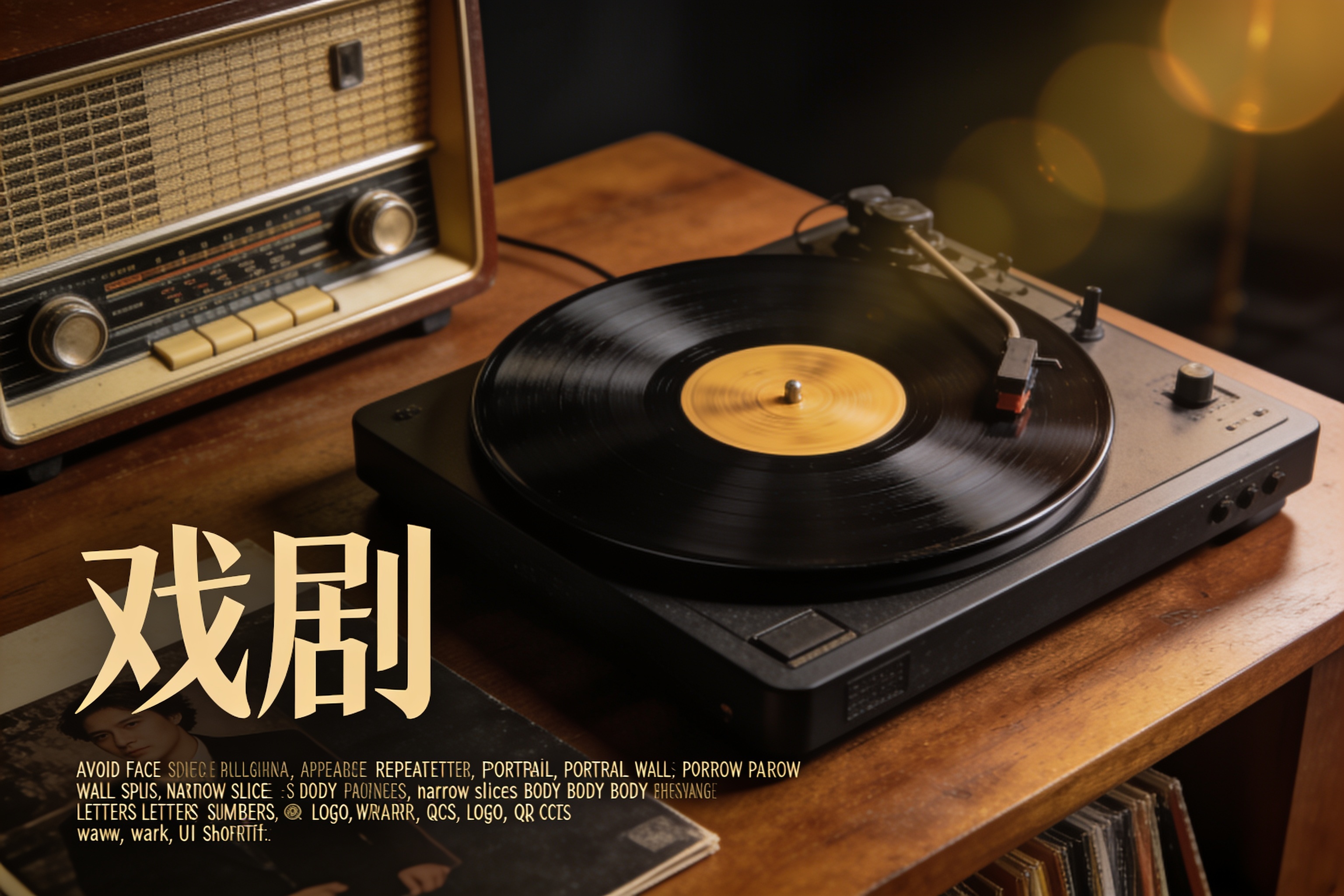 剧集主题曲专辑封面，深色背景上带有剧名标题字样